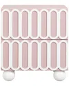 Tov Furniture Tori Motif 2-drawer Nightstand In Pink