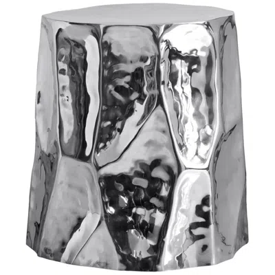 Tov Furniture Tov Forma 15 1/4" Wide Modern Polished Chrome Side Table