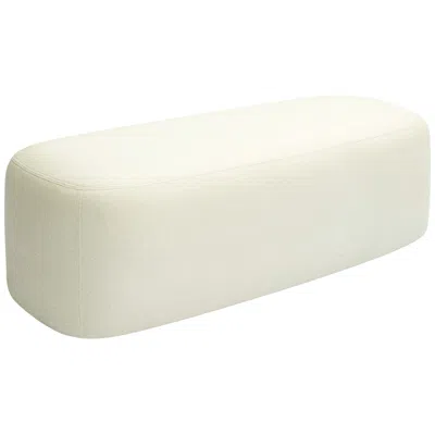 Tov Furniture Tov Graceland 54 1/4" Wide Cream Faux Mohair Rectangular Bench