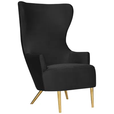 Tov Furniture Julia Wingback Chair In Black