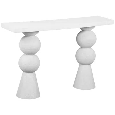 Tov Furniture Tov Lupita 53" Wide White Wood Modern Desk Console Table