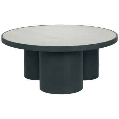 Tov Furniture Tov Nautilus 35 3/4" Wide Silver Mirrored Top Modern Coffee Table