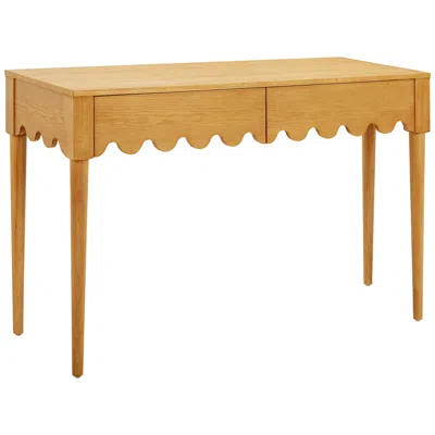 Tov Furniture Tov Oodle 48" Wide Natural Ash Wood 2-drawer Modern Desk