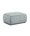 Tov Furniture Travie Performance Corduroy Velvet Ottoman In Green