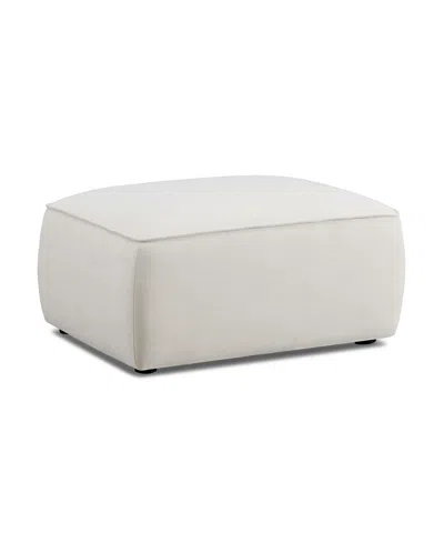 Tov Furniture Travie Ottoman In White