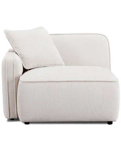 Tov Furniture Travie Performance Corduroy Velvet Laf Corner Chair