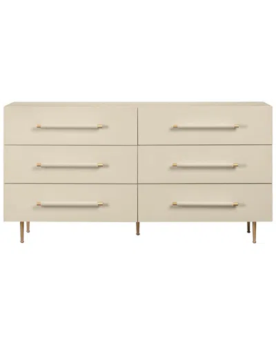 Tov Furniture Trident 6-drawer Dresser In Nude