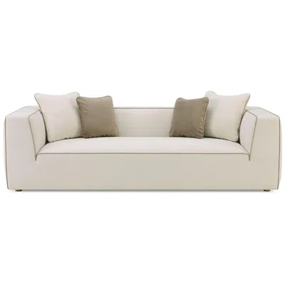 Tov Furniture Tristine Linen Sofa In White