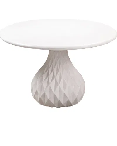 Tov Furniture Tulum Ivory Concrete Dining Table