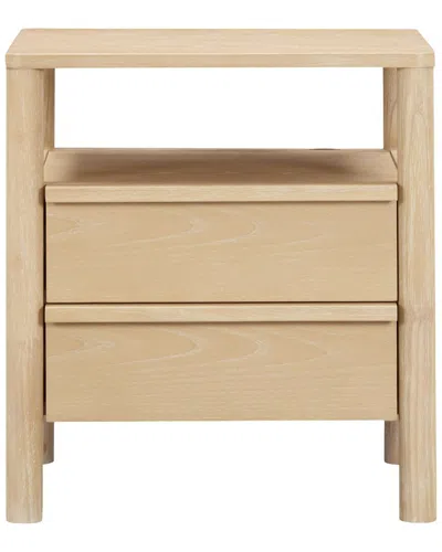 Tov Furniture Tyra Cerused Nightstand In Neutral