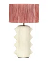 Tov Furniture Wild Thing Papier Mache Table Lamp In Beige