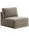 Tov Furniture Willow Armless Chair In Brown