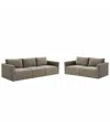 Tov Furniture Willow Modular Sofa In Brown