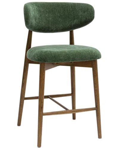Tov Furniture Zinea Performance Textured Velvet Counter Stool