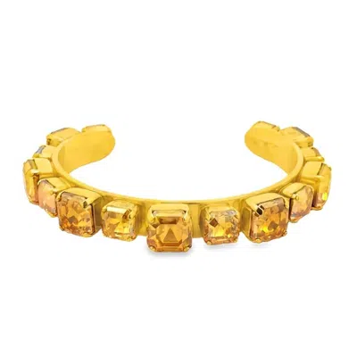 Tova Jadia Cuff Bracelet In Caramel In Gold