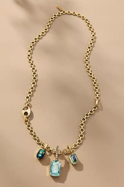 Tova Mckay Long Charm Necklace In Blue