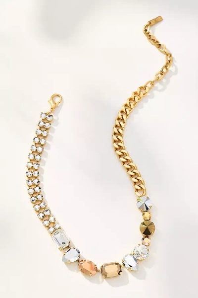 Tova Natasha Bohemian Wonderland Crystal Necklace In Gold