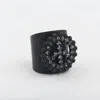 Tova Peace Out Ring In Smutt In Black
