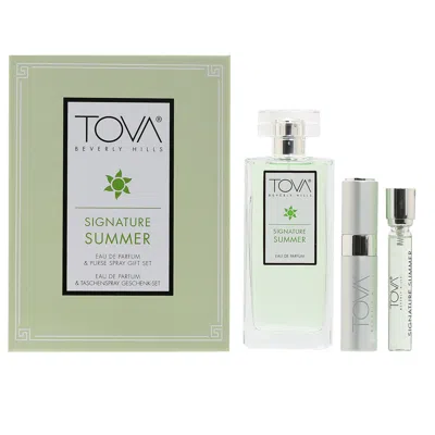 Tova Signature Summer Set 3.4 oz Edp Spray/ Atomizer .33 Oz/.33 oz Refill