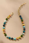 Tova Sofia Crystal Necklace In Blue