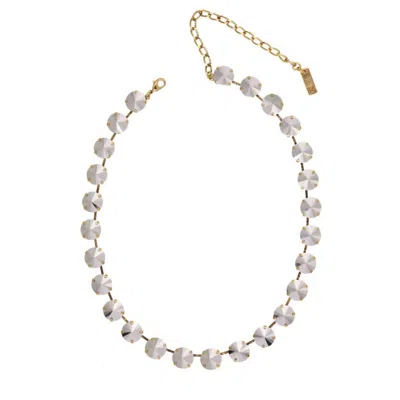 Tova Sofia Necklace In Silver Chrome In Multi