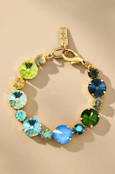 Tova Trinity Crystal Bracelet In Multicolor