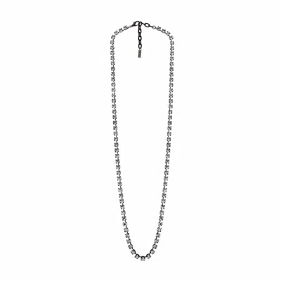 Tova Vanessa Necklace In Smutt With Clear In Multi