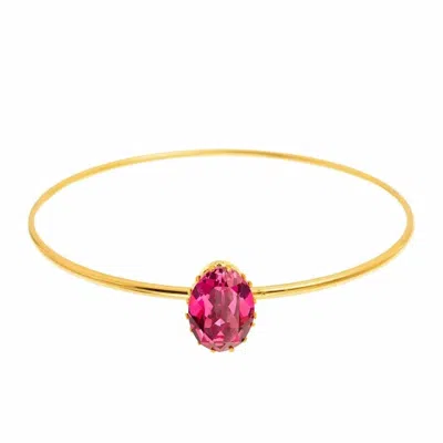 Tova Women's Ada Bangle In Dark Rose In Multi