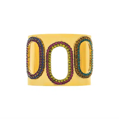 Tova Women's Ashwinn Cuff Bracelet In Gold In Multi