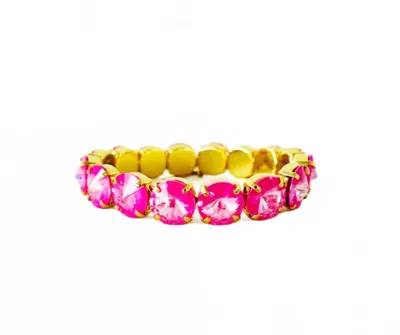 Tova Women's Croatia Stretch Bracelet In Ultra Fuchsia In Multi