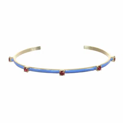 Tova Women's Everly Cuff In Jean Blue In Multi