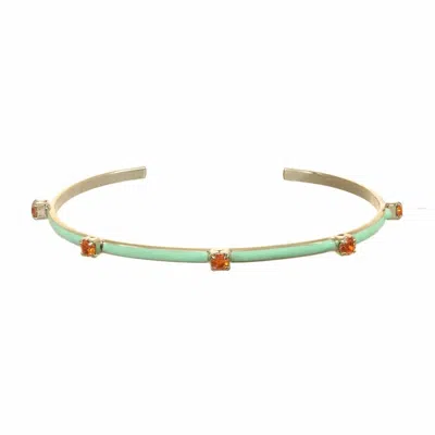 Tova Women's Everly Cuff In Mint In Green