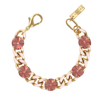 Tova Women's Galileu Bracelet In Pastels Light Pink In Gold