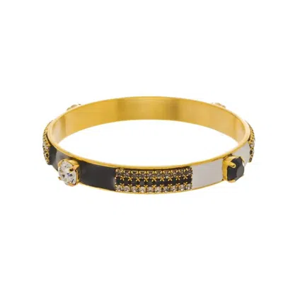 Tova Women's Mireya Bangle In Black/ White