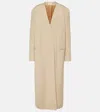 Tove Cotton-blend Allegra Coat In Beige