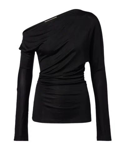 Tove Asymmetrical Design Cover-up In Black