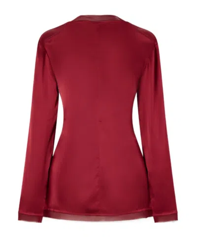 Tove Backless Cover-up In Red