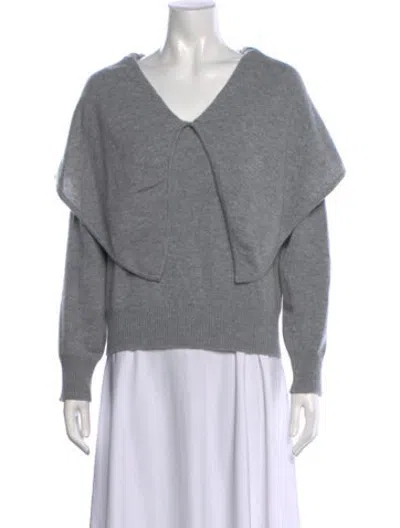 Pre-owned Tove Cashmere V-neck Sweater In Grey