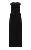 Tove Cate Strapless Stretch-jersey Maxi Dress In Black