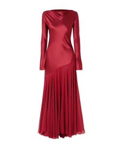 Tove Cordelia Long Dress In Red