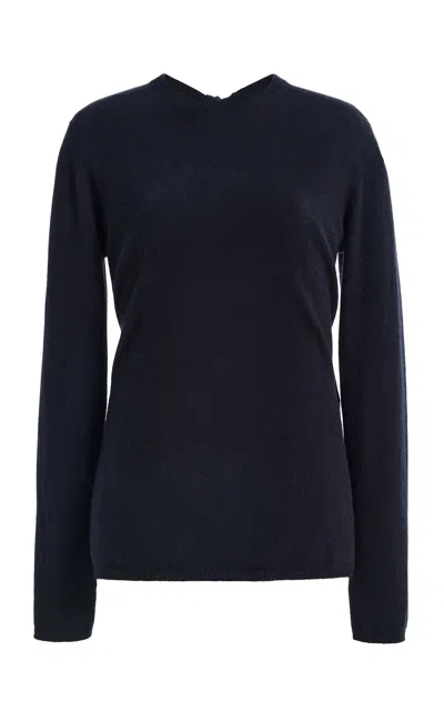 Tove Cosette Cashmere Top In Navy