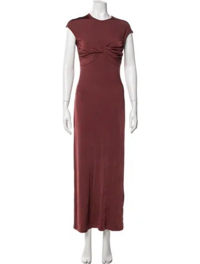 Pre-owned Tove Crew Neck Long Dress W/ Tags In Red