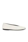 Tove Darcy Leather Ballet Flats In Cream
