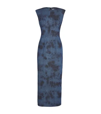 Tove Denim Estelle Midi Dress In Blue