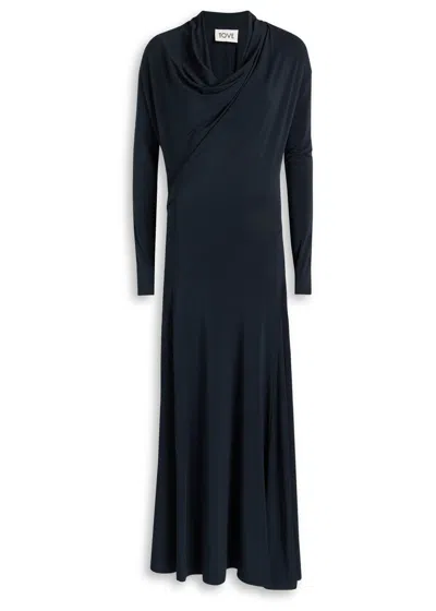 Tove Eadan Draped Stretch-jersey Maxi Dress