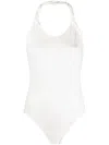 Tove Enya Halterneck Bodysuit In White