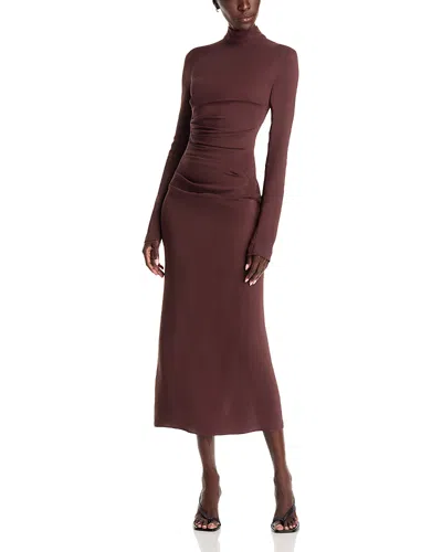 Tove Eris Turtleneck Midi Dress In Multi