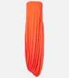 Tove Eula Jersey Corset Dress In Red