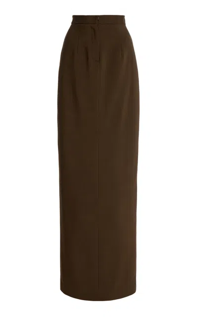 Tove Fey Maxi Skirt In Brown