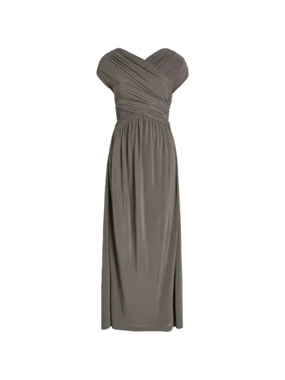 Tove Freja Sleeveless Maxi Dress In Gray